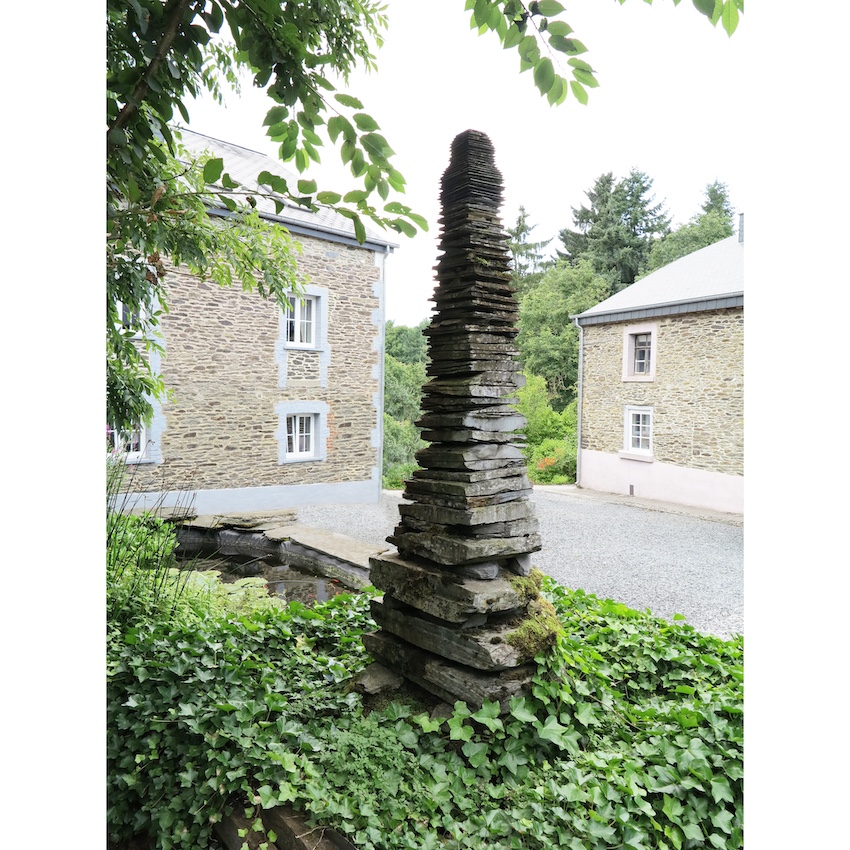 Sculpture fontaine en schiste - HOO