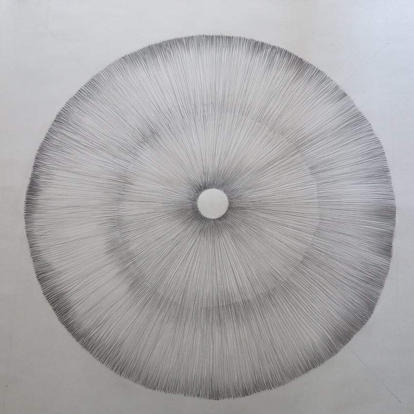 Rayonnement, dessin à main levée – hoo